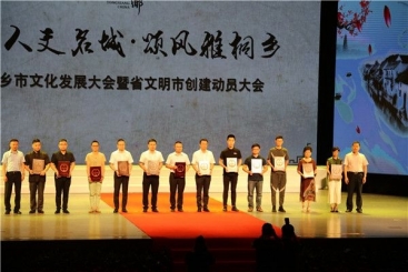 中国玉祥集团荣获桐乡市文化发展凸起贡献团队
